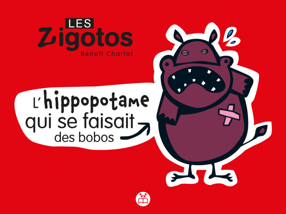 Image de couverture du livre L'hippopotame qui se faisait toujours des bobos pour l'atelier en classe, Fabrique ton Zigoto