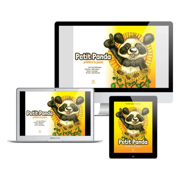 Petit Panda préfère le jaune - Multiformat